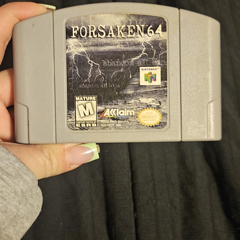 Forsaken 64 Gray Nintendo 64 Game Cartridge
